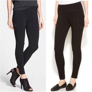 Eileen Fisher Zip Pocket Leggings Spa Skinny Pant